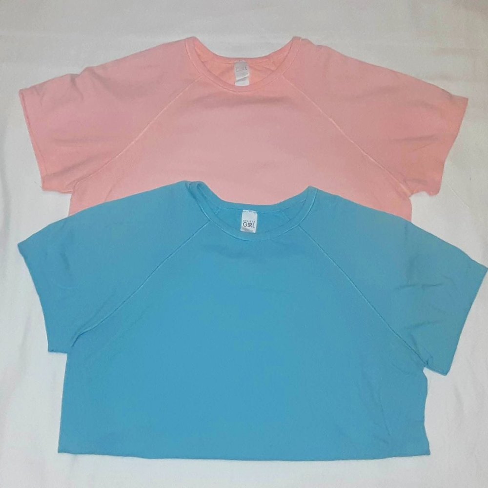 Athleta Kids Short Sleeve Tees - Pink and Blue